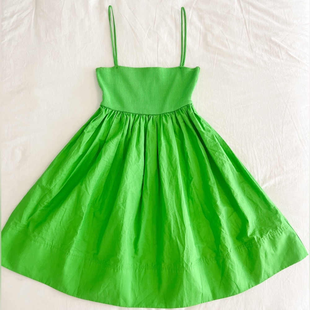 Green Zara Babydoll Dress — Size S